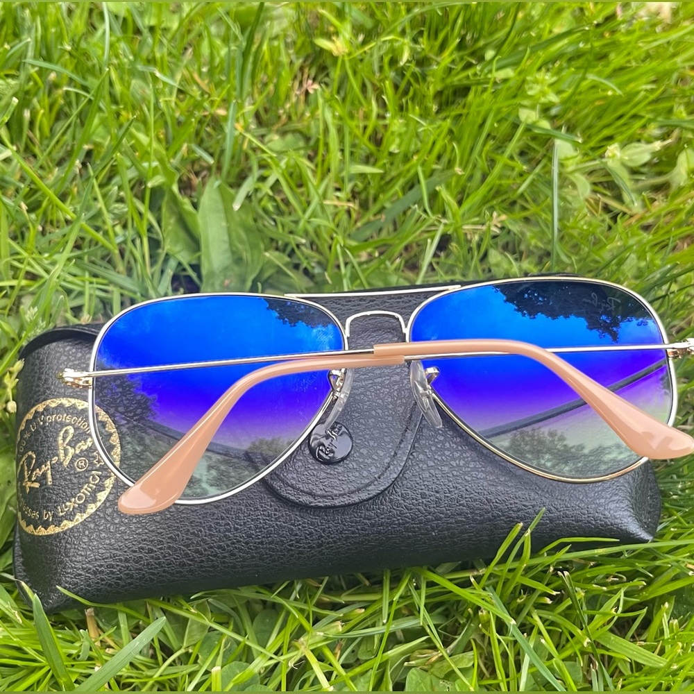 Ray ban aviator unisex glasses